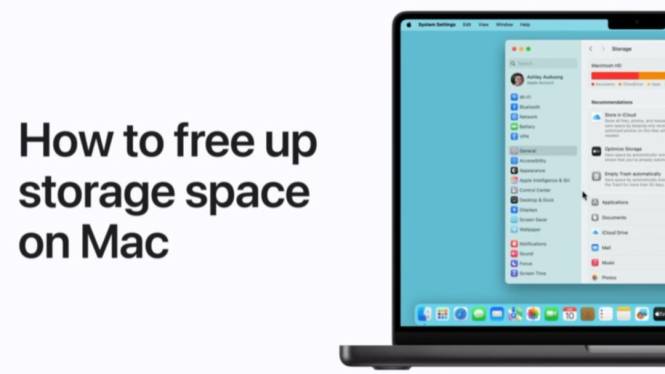 Cara Free Up Storage Space di MacOS