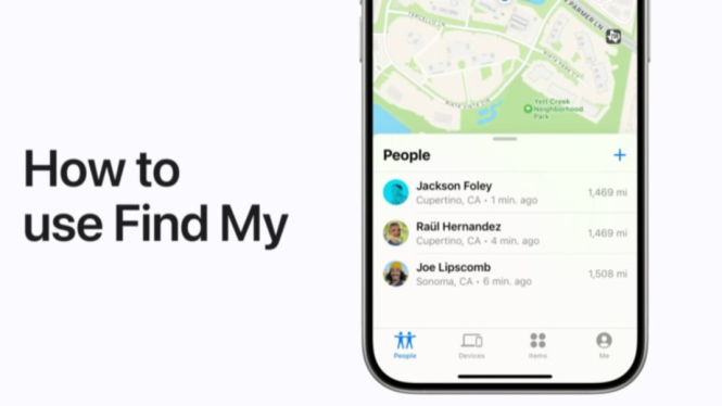 Fitur 'Find My' pada Apple Device