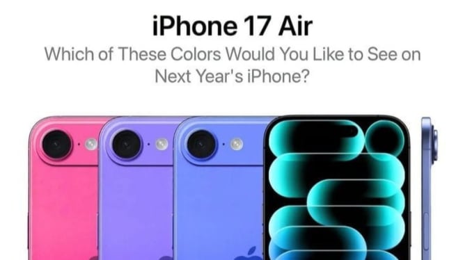 iPhone 17 Air (Ilustrasi)