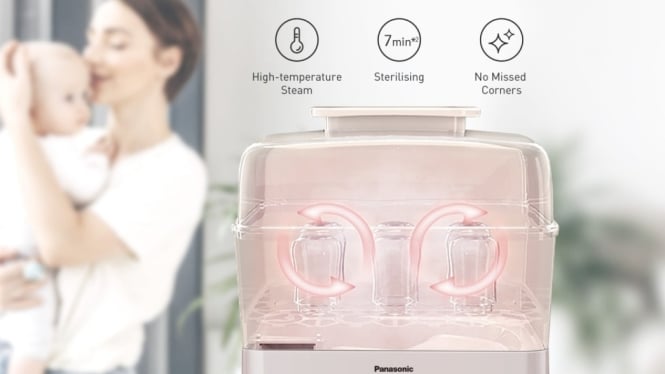 Panasonic Multifunctional Baby Bottle Steam Steriliser and Dryer