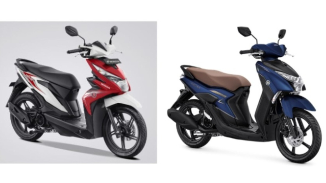 Perbandingan Honda Beat dan Yamaha Gear 125