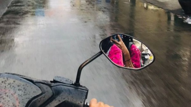 Viral Tips Mudah Membuat Spion Motor Tetap Jernih saat Hujan