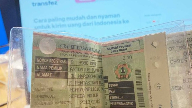 Mudahnya Perpanjang STNK Online