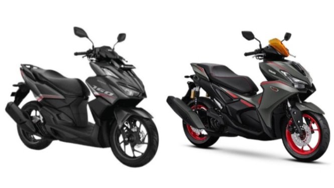 Yamaha Aerox Alpha Vs Honda Vario 160
