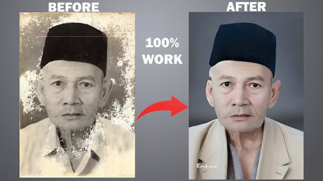Tutorial Perbaiki Foto Jadul