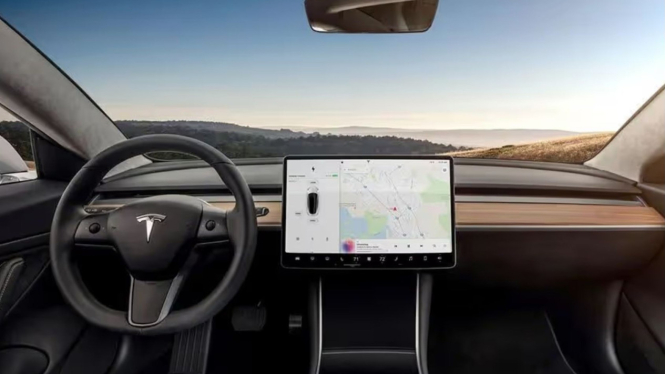 Dasboard Tesla Model 3