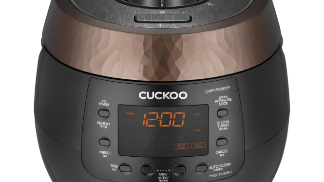 CUCKOO Pressure Rice Cooker 1 L CRP-R0612F