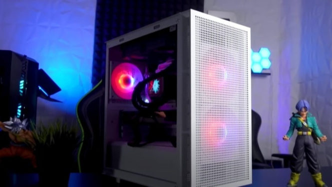Rakit PC dengan Deepcool CH360 White