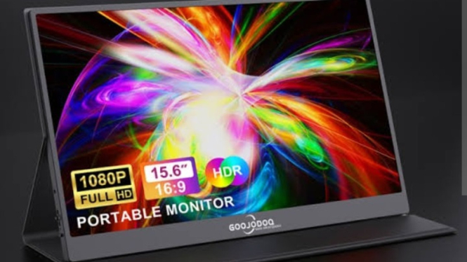 GOOJODOQ 15,6 inch FHD Portable Monitor