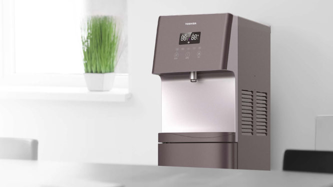 Toshiba RWF-W1830UVBN(T), Dispenser Galon Bawah