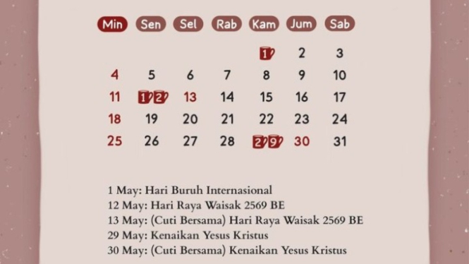 Bulan Mei 2025