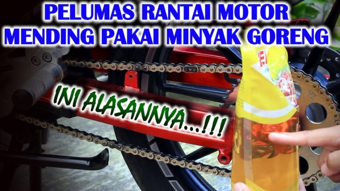 Minyak Goreng untuk Rantai Motor Kering