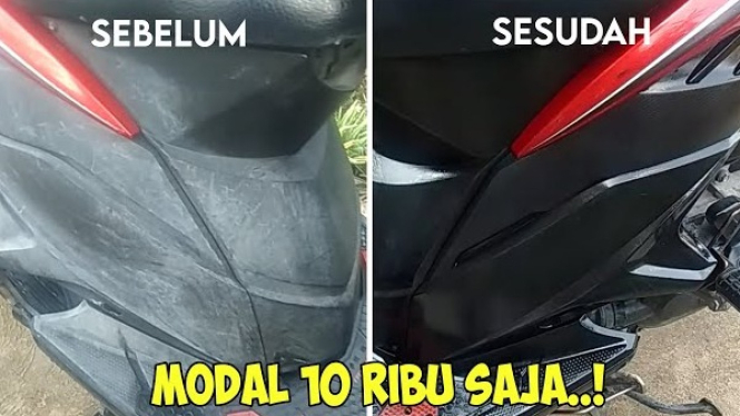 Cara Bikin Motor Lama Mengkilat