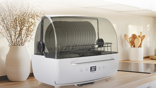 Polytron Dish Dryer PDD 801UV, Alat Pengering Peralatan Makan