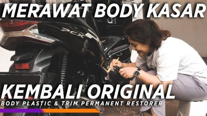 Cara Menghitamkan Body Motor Kasar Permanen