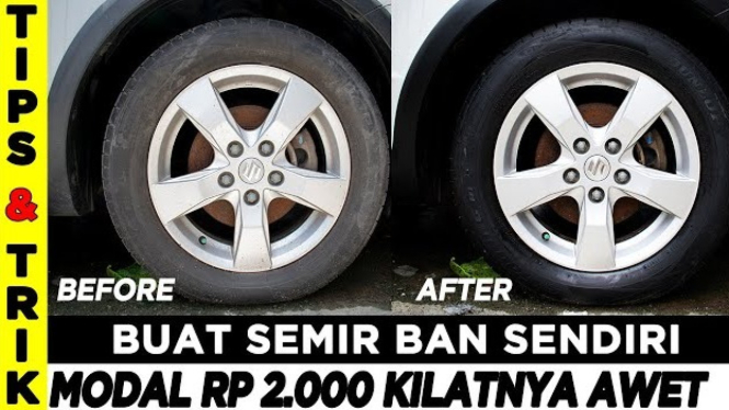 Semir Ban Buatan Sendiri Dari Bahan Dapur