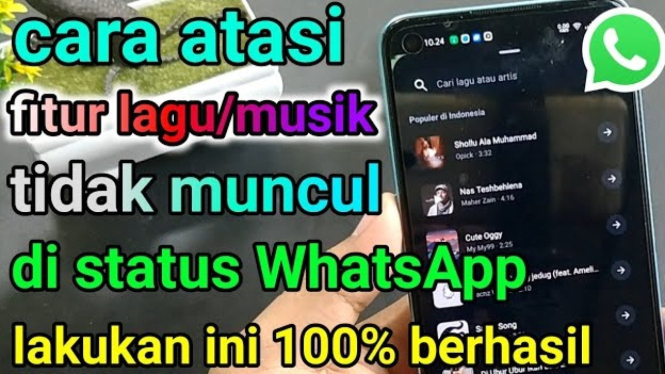 Cara Memunculkan Fitur WhatsApp Musik Hilang