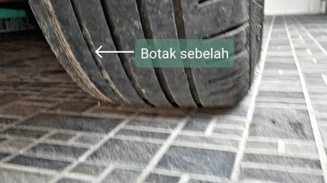 Cara Mengatasi Ban Botak Sebelah
