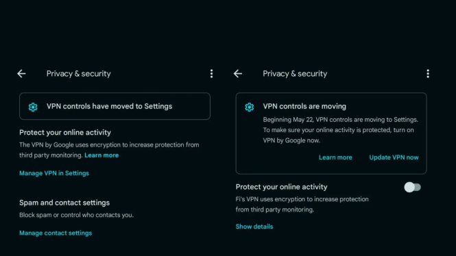 VPN Controls