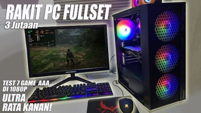 PC Gaming 3 Jutaan Full Set