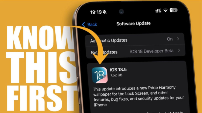 Update iOS 18.5