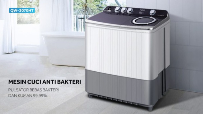 AQUA QW-2070HT, Mesin Cuci 2 Tabung