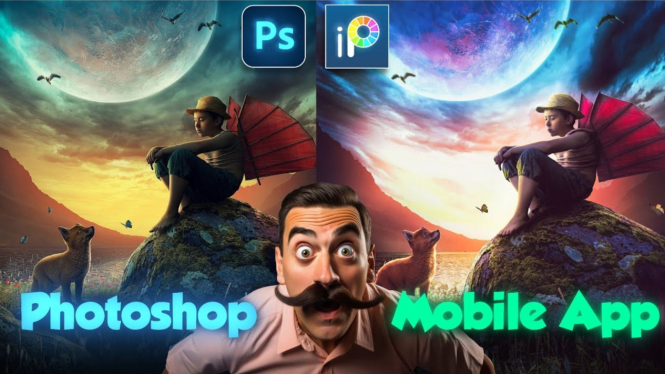 Photoshop vs ibis paint