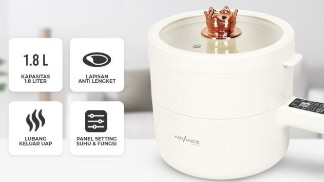 Advance Pan Electric Cooker C-350, Panci Listrik