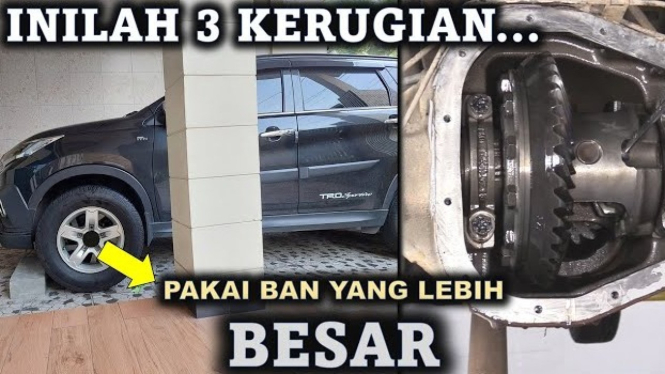 Kerugian Ban Besar Mobil