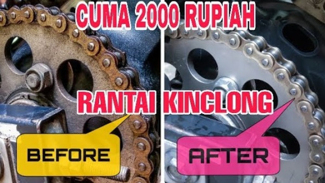 Cara Membersihkan Rantai Motor