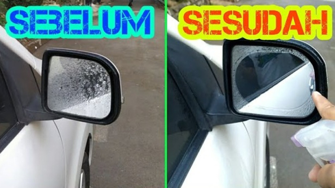Cara Kaca Spion Anti Embun