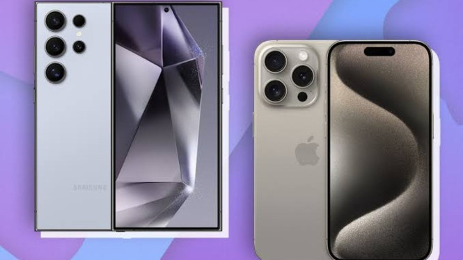 iPhone 15 Pro Max atau Samsung Galaxy S24 Ultra