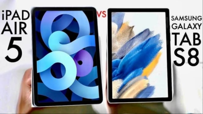 iPad Air M1 atau Samsung Galaxy Tab S8