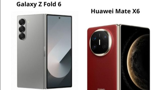 Huawei Mate X6 vs galaxy z fold 6