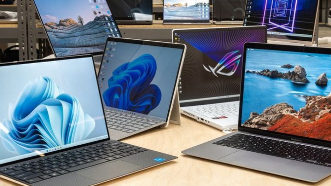 Ilustrasi Laptop Gaming