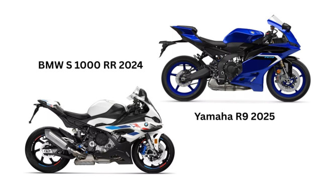 BMW S1000RR 2024 dan Yamaha YZF-R9 2025