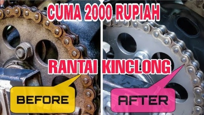 Cara Membersihkan Rantai Motor
