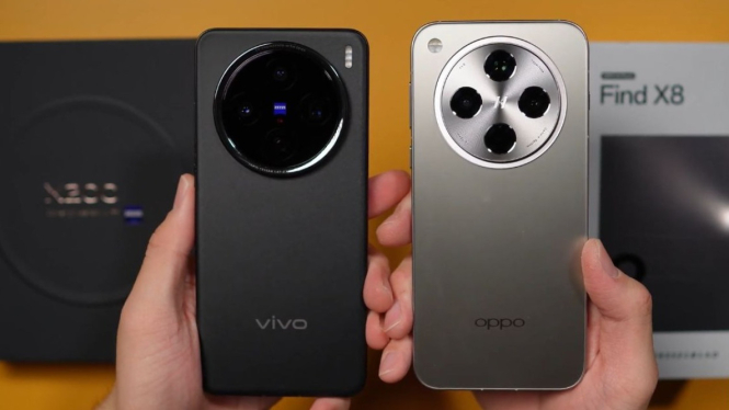 Vivo X200 dan Oppo Find X8