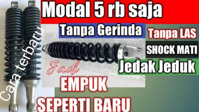 Cara Shocbreaker Jadi Empuk