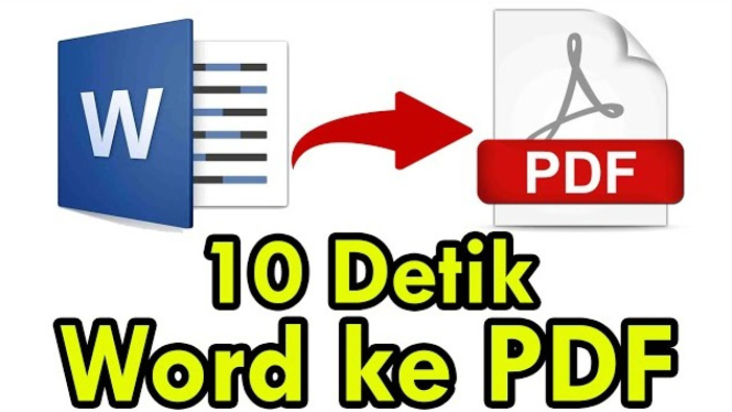 Cara Ubah File Word ke PDF