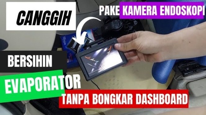Cara Membersihkan Evaporator Depan AC Mobil