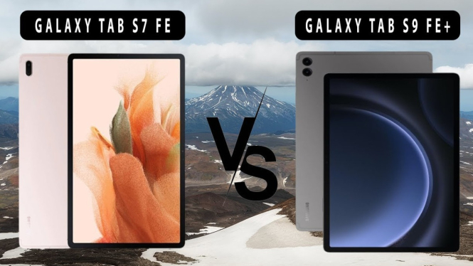Galaxy Tab S9 FE Plus vs S7 FE 5G