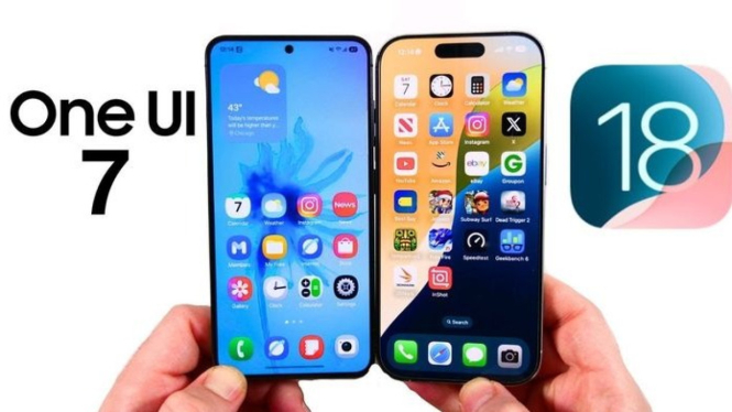 One UI 7 vs iOS 18