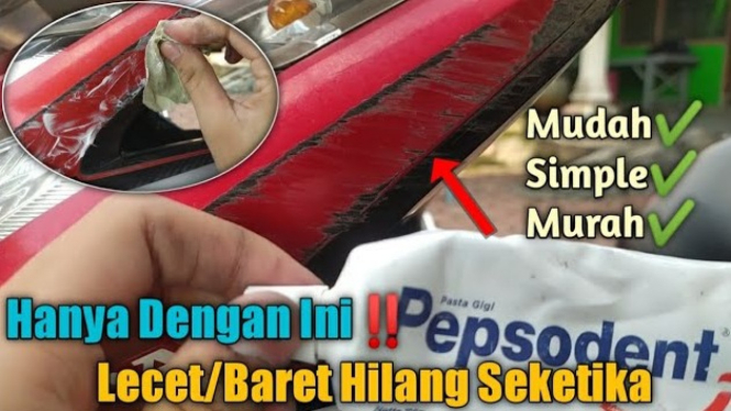 Cara Menghilangkan Lecet dan Baret