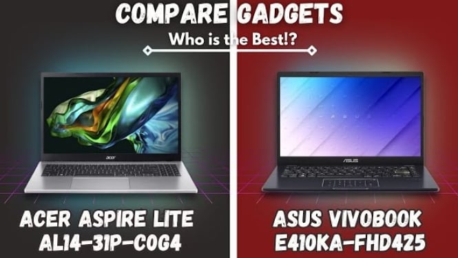 Asus VivoBook Go 14 dan Acer Aspire Lite
