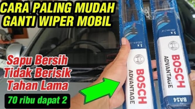 Cara ganti wiper mobil
