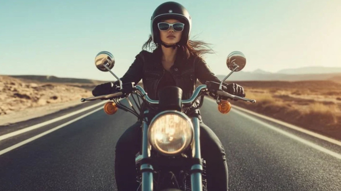 She Drives Motorcycles