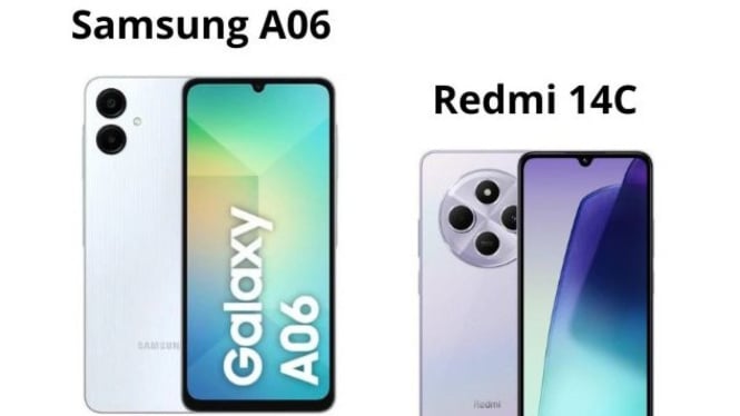Samsung A06 dan Redmi 14C