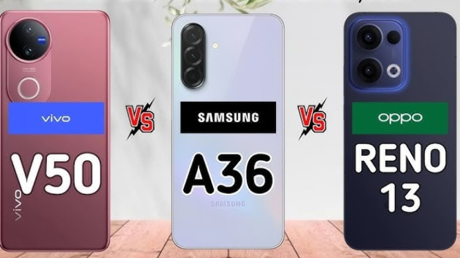 Vivo V50 Lite vs Oppo Reno 13 F vs Samsung A36