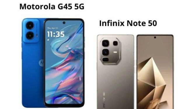 Infinix Note 50 vs Motorola G45 5G